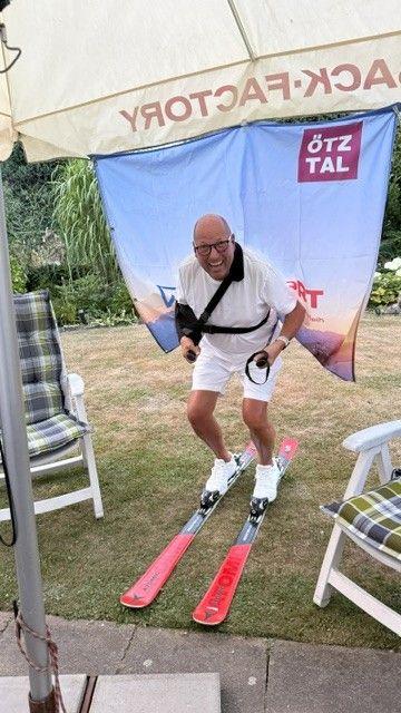 .....Jörg beim Trockentraining.......der nächste Winter kommt bestimmt..